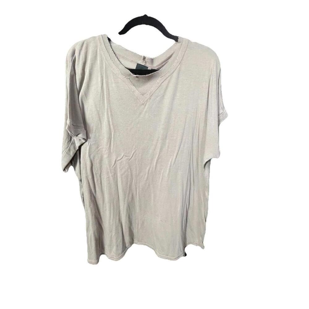 Mono B Women’s Longline Mineral Washed T-shirt Sz Med MSRP $35.25